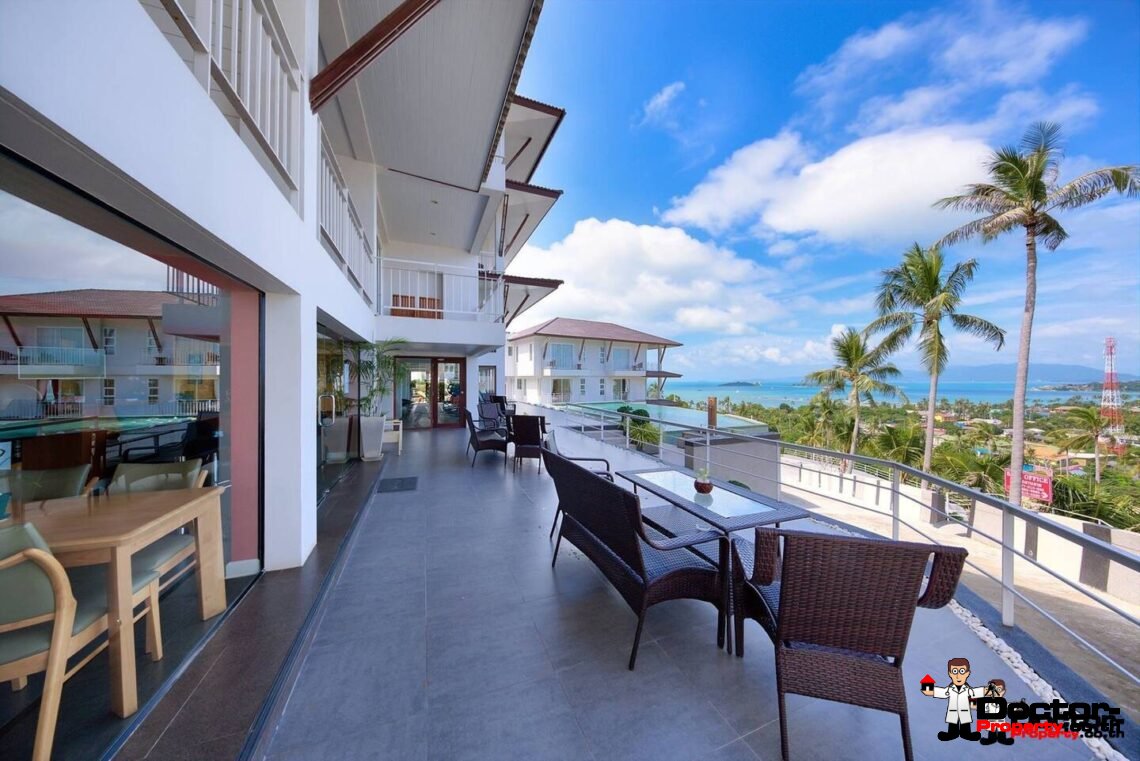 1-4 Bedroom Sea View Condo in Plai Laem, Koh Samui – For Sale