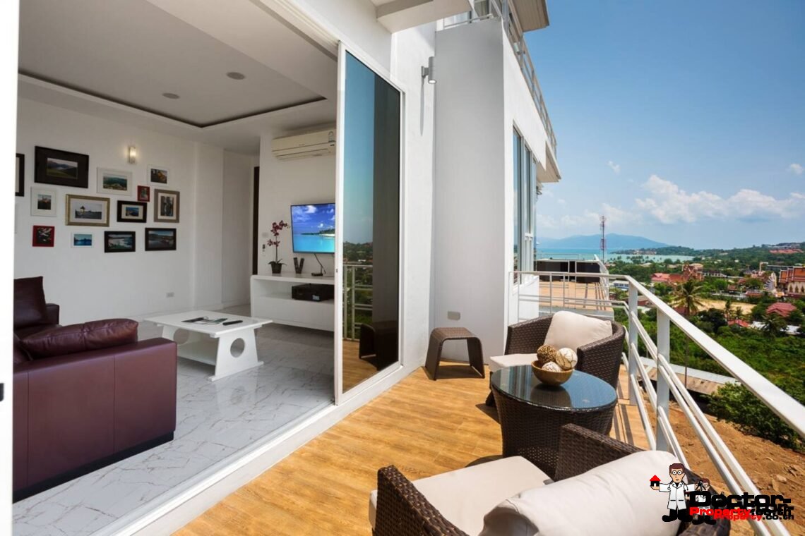 1-4 Bedroom Sea View Condo in Plai Laem, Koh Samui – For Sale