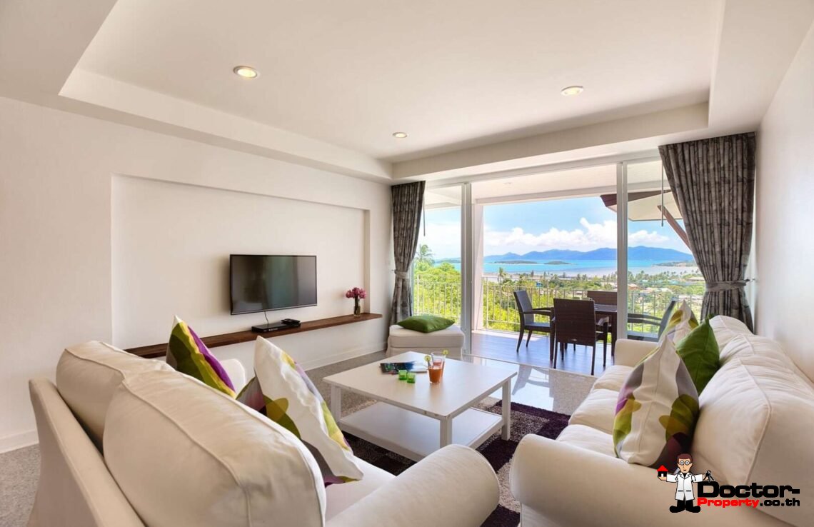 1-4 Bedroom Sea View Condo in Plai Laem, Koh Samui – For Sale