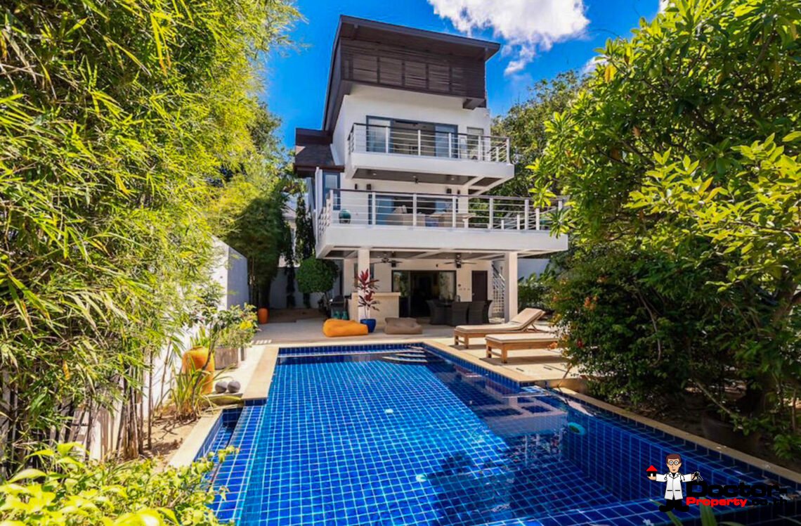 3 Bedroom Pool Villa in Plai Laem, Koh Samui – For Sale