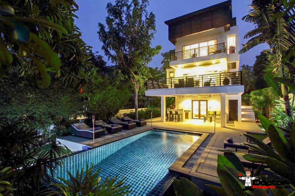 3 Bedroom Pool Villa in Plai Laem, Koh Samui – For Sale