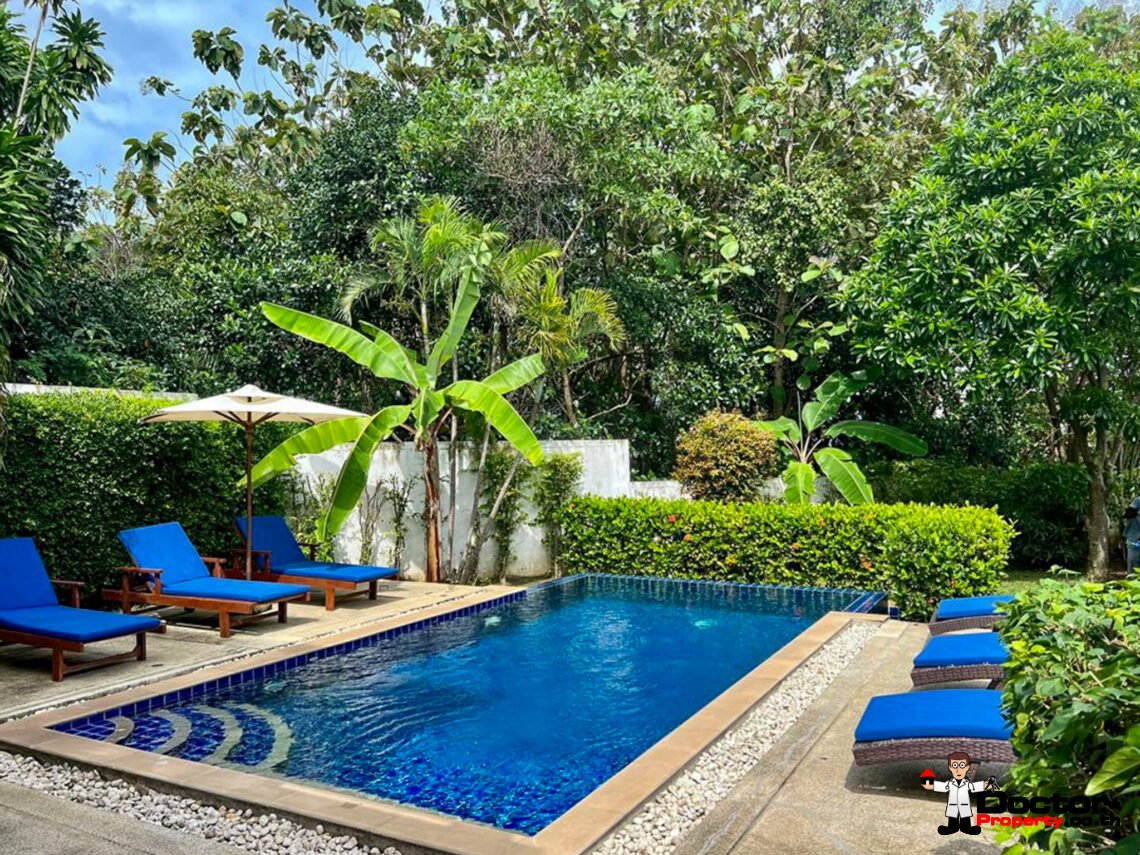 Modern 3 Bedroom Pool Villa in Plai Laem, Koh Samui – For Sale