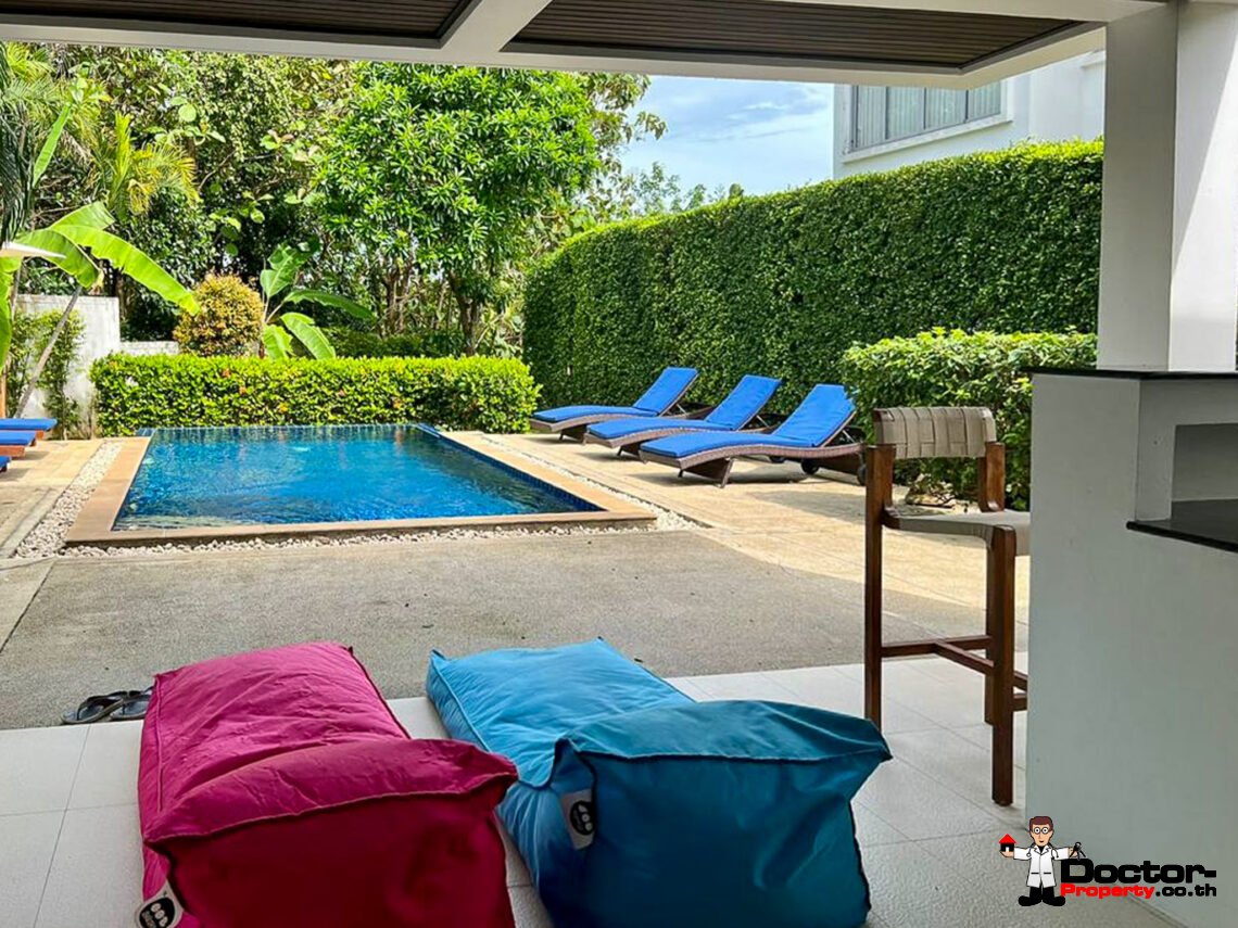 Modern 3 Bedroom Pool Villa in Plai Laem, Koh Samui – For Sale