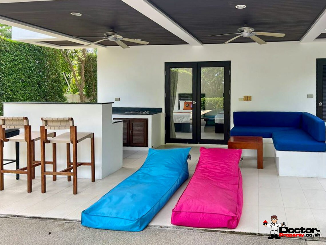 Modern 3 Bedroom Pool Villa in Plai Laem, Koh Samui – For Sale