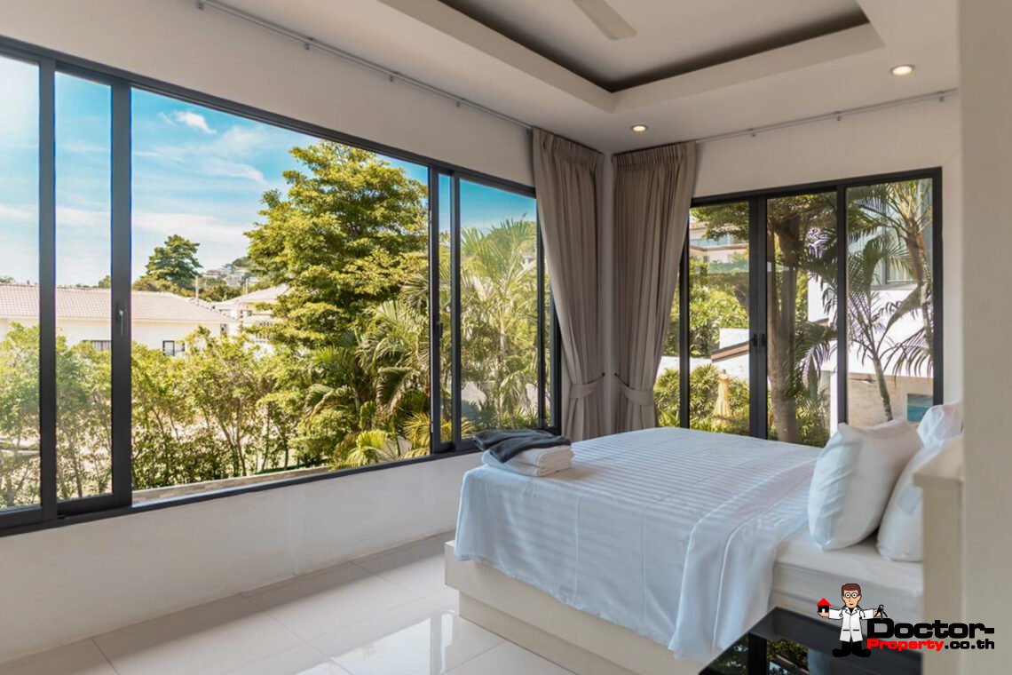 Modern 3 Bedroom Private Pool Villa in Plai Laem, Koh Samui – For Sale