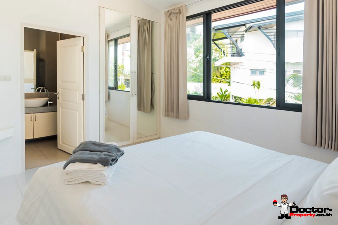 Modern 3 Bedroom Private Pool Villa in Plai Laem, Koh Samui – For Sale