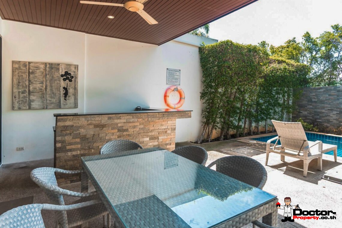 Modern 3 Bedroom Private Pool Villa in Plai Laem, Koh Samui – For Sale