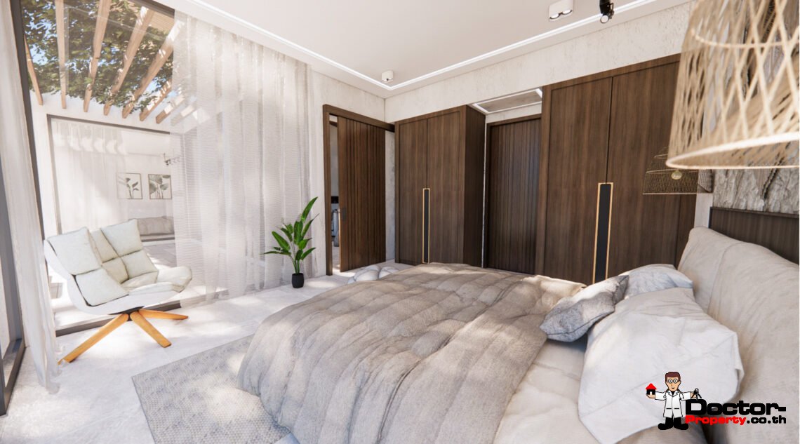 Modern 4 Bedroom Pool Villa in Mae Nam, Koh Samui – For Sale