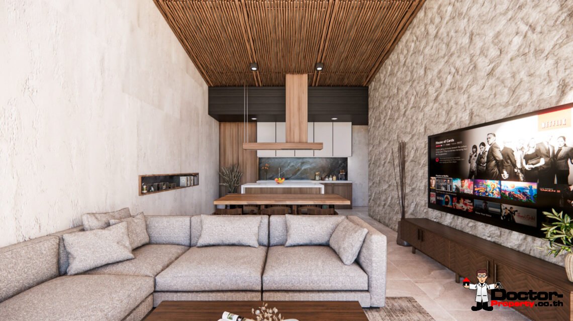 Modern 4 Bedroom Pool Villa in Mae Nam, Koh Samui – For Sale