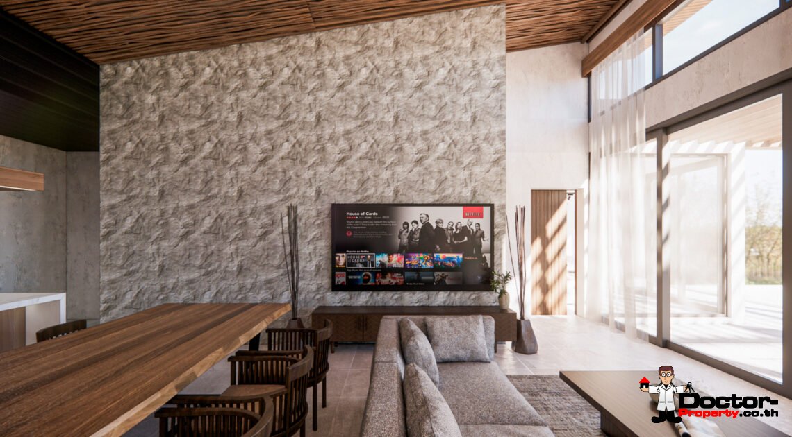 Modern 4 Bedroom Pool Villa in Mae Nam, Koh Samui – For Sale