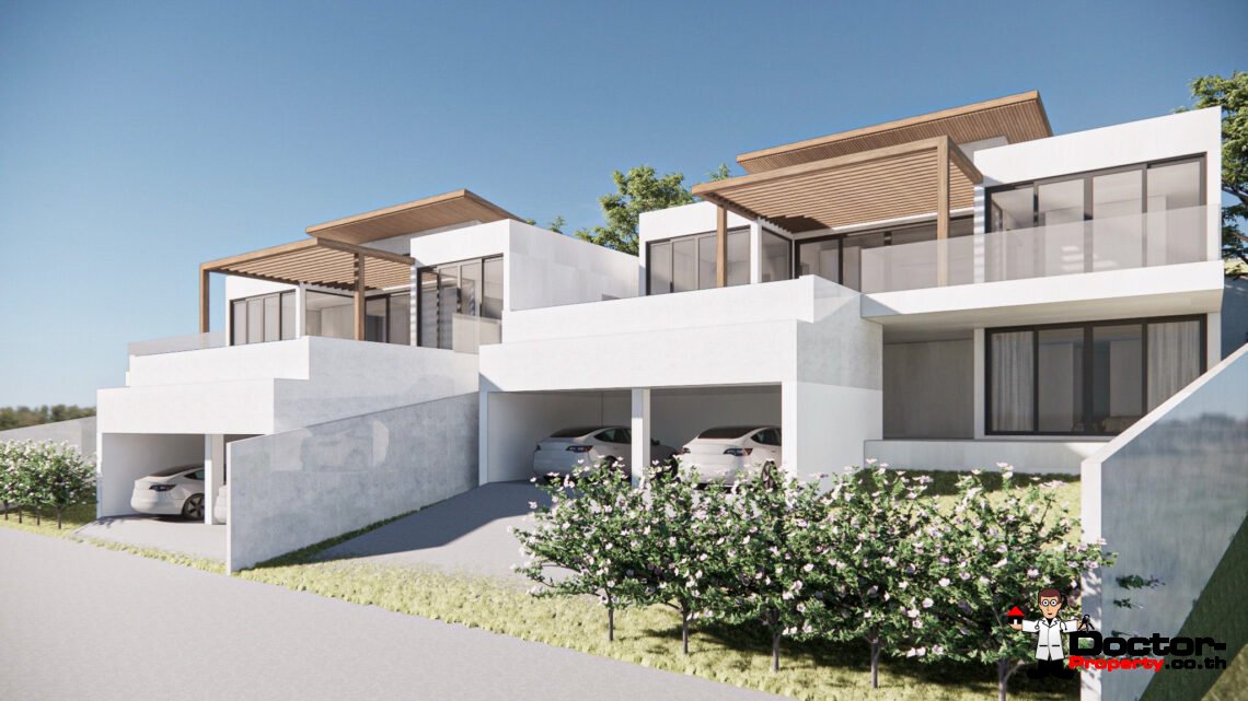 Modern 4 Bedroom Pool Villa in Mae Nam, Koh Samui – For Sale