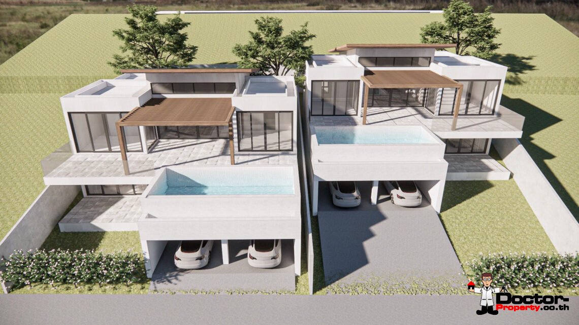 Modern 4 Bedroom Pool Villa in Mae Nam, Koh Samui – For Sale