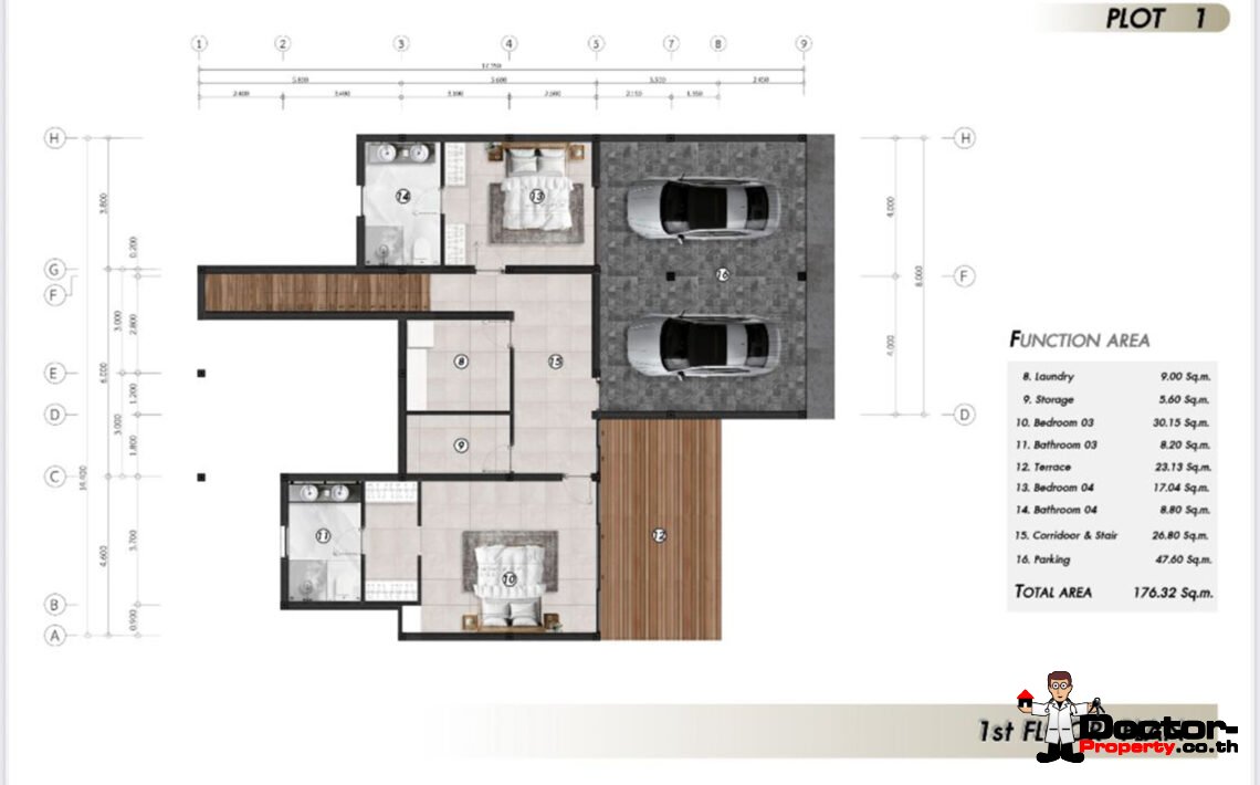 Modern 4 Bedroom Pool Villa in Mae Nam, Koh Samui – For Sale