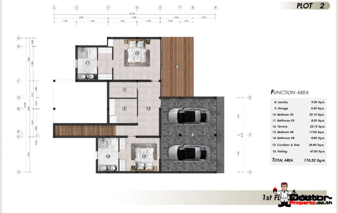 Modern 4 Bedroom Pool Villa in Mae Nam, Koh Samui – For Sale