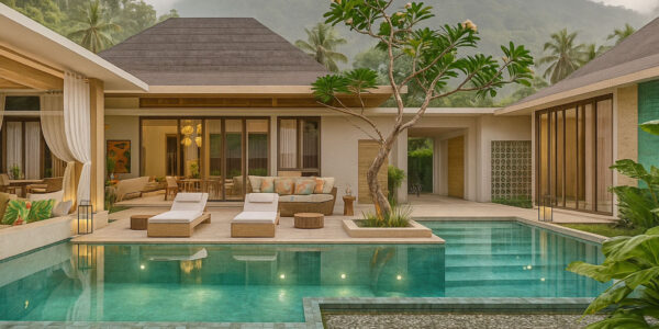 Luxury 3 Bedroom Pool Villa with Sea View in Bo Phut, Koh Samui – For Sale