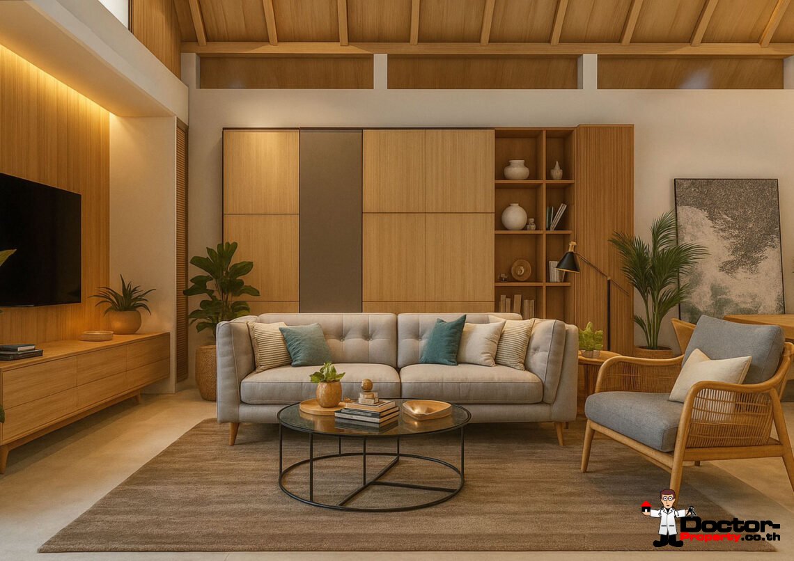 Luxury 3 Bedroom Pool Villa with Sea View in Bo Phut, Koh Samui – For Sale