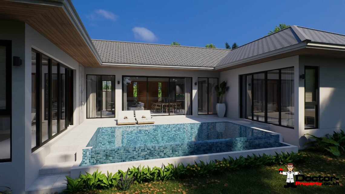 3 Bedroom Tropical Villa in Laem Sor, Koh Samui – For Sale