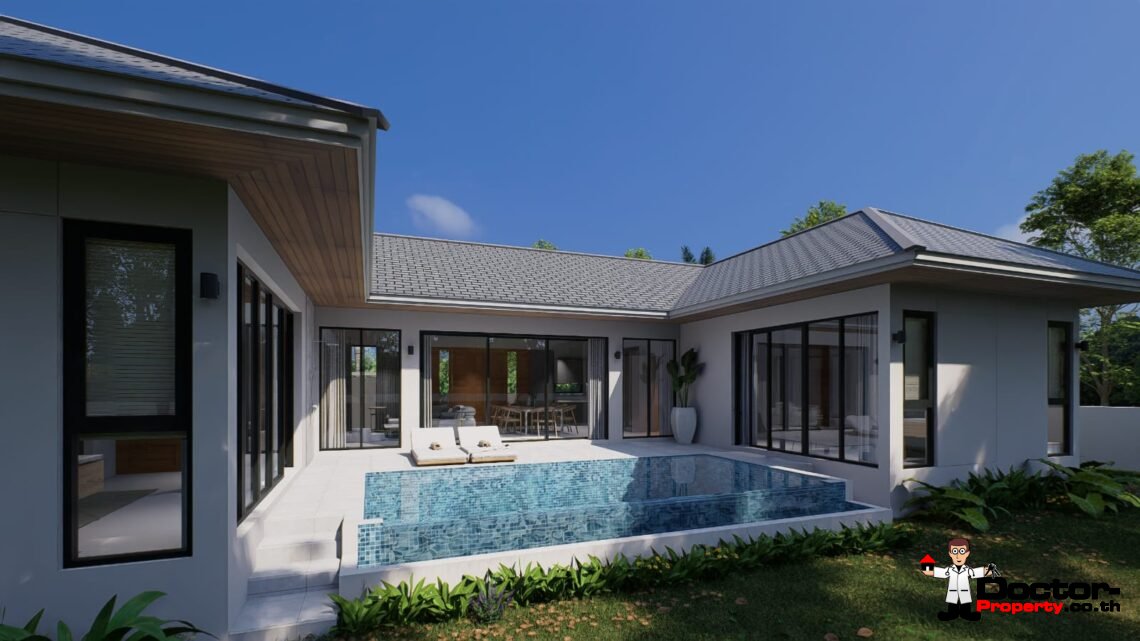 3 Bedroom Tropical Villa in Laem Sor, Koh Samui – For Sale