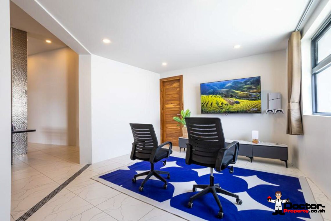 New Luxury 7 Bedroom Pool Villa with Stunning Sea View in Bo Phut, Koh Samui – For Sale