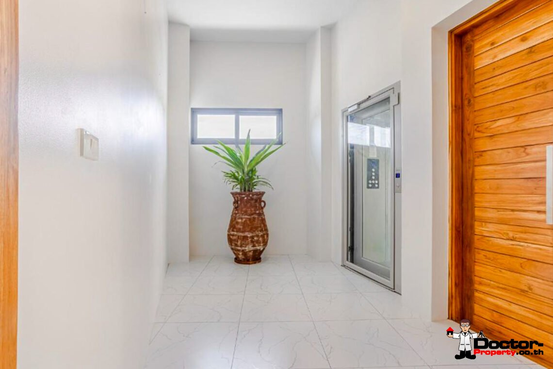 New Luxury 7 Bedroom Pool Villa with Stunning Sea View in Bo Phut, Koh Samui – For Sale