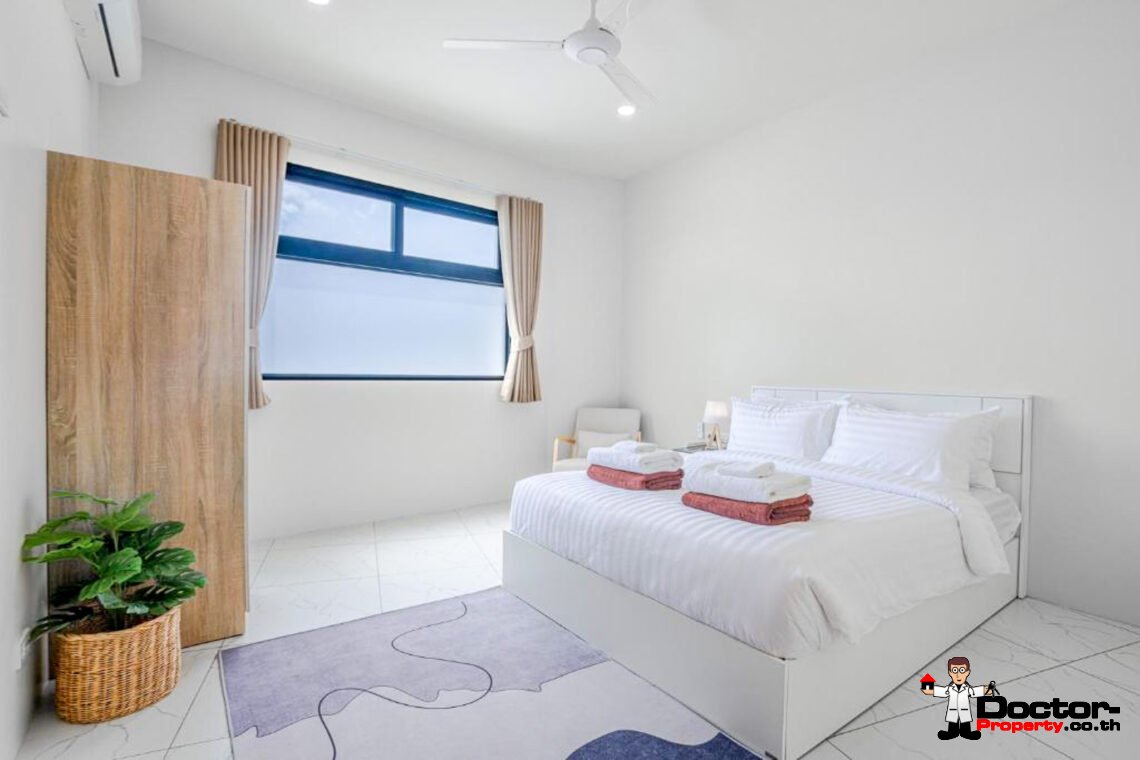 New Luxury 7 Bedroom Pool Villa with Stunning Sea View in Bo Phut, Koh Samui – For Sale