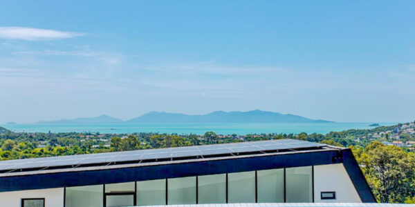 New Luxury 7 Bedroom Pool Villa with Stunning Sea View in Bo Phut, Koh Samui – For Sale