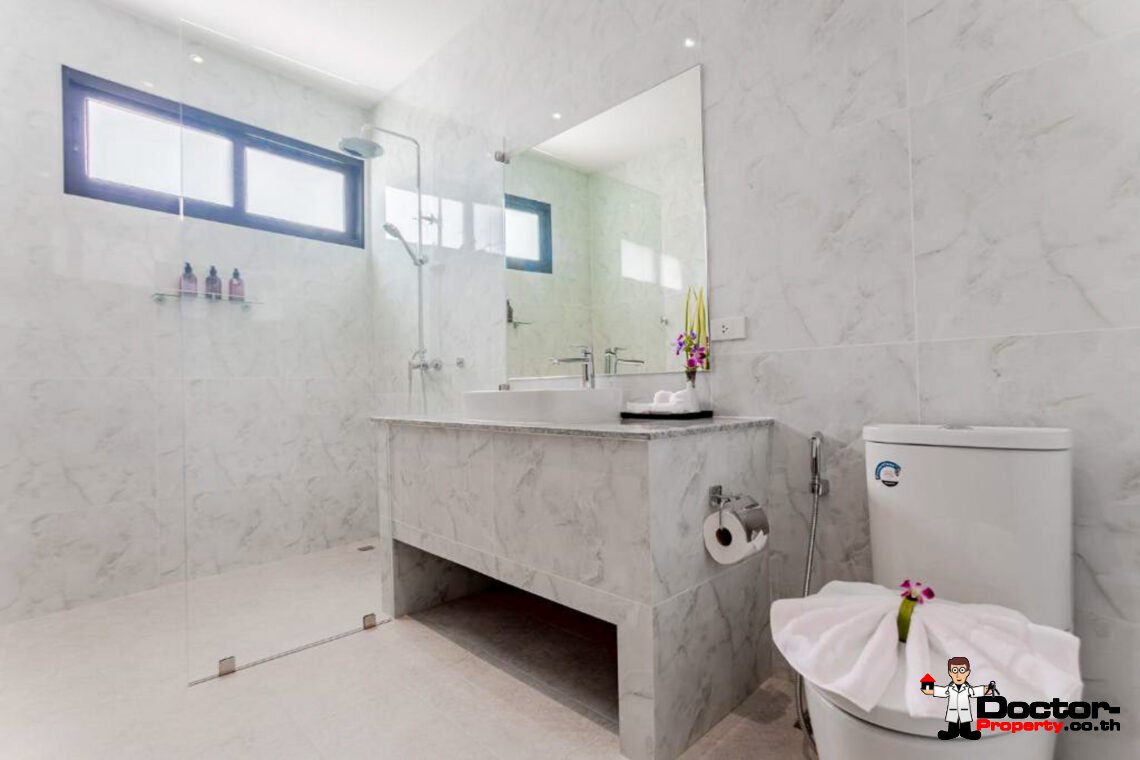 New Luxury 7 Bedroom Pool Villa with Stunning Sea View in Bo Phut, Koh Samui – For Sale