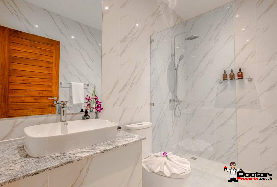 New Luxury 7 Bedroom Pool Villa with Stunning Sea View in Bo Phut, Koh Samui – For Sale