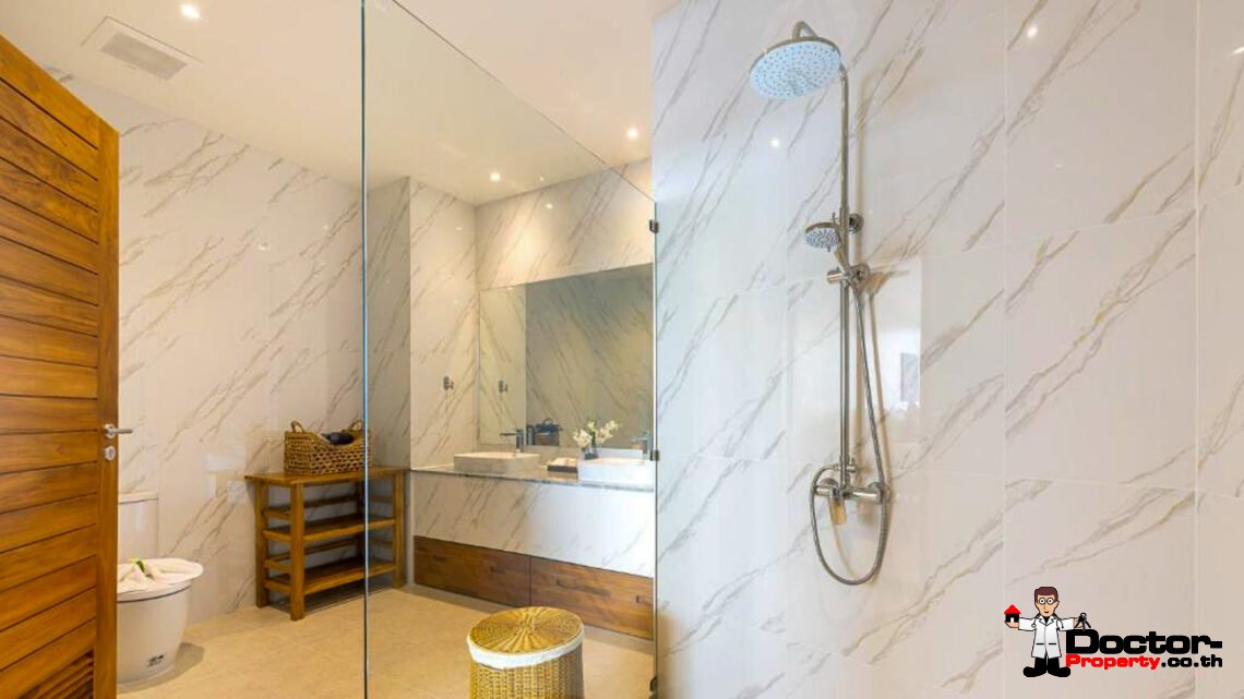 New Luxury 5 Bedroom Pool Villa with Stunning Sea View in Bo Phut, Koh Samui – For Sale