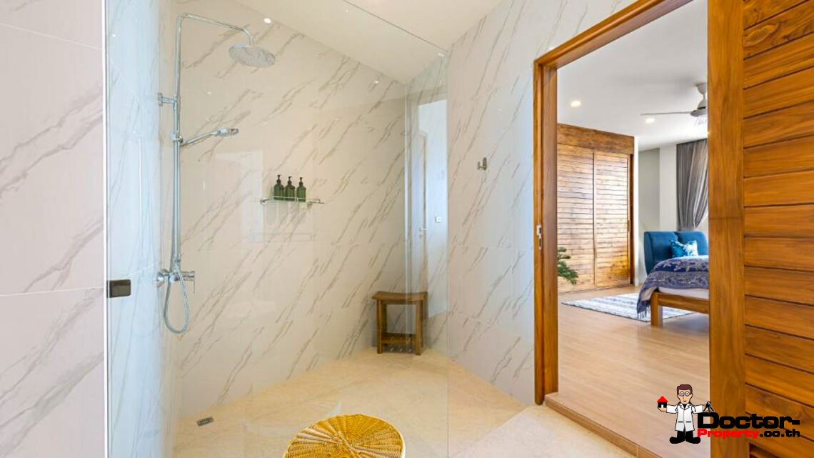 New Luxury 5 Bedroom Pool Villa with Stunning Sea View in Bo Phut, Koh Samui – For Sale