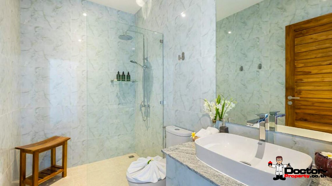 New Luxury 5 Bedroom Pool Villa with Stunning Sea View in Bo Phut, Koh Samui – For Sale