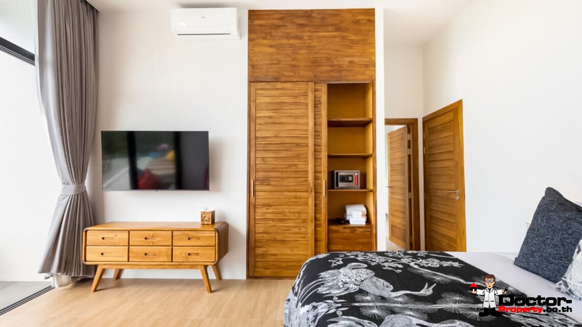 New Luxury 5 Bedroom Pool Villa with Stunning Sea View in Bo Phut, Koh Samui – For Sale