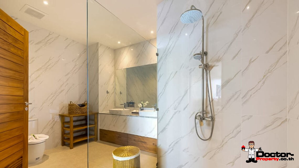 New Luxury 5 Bedroom Pool Villa with Stunning Sea View in Bo Phut, Koh Samui – For Sale