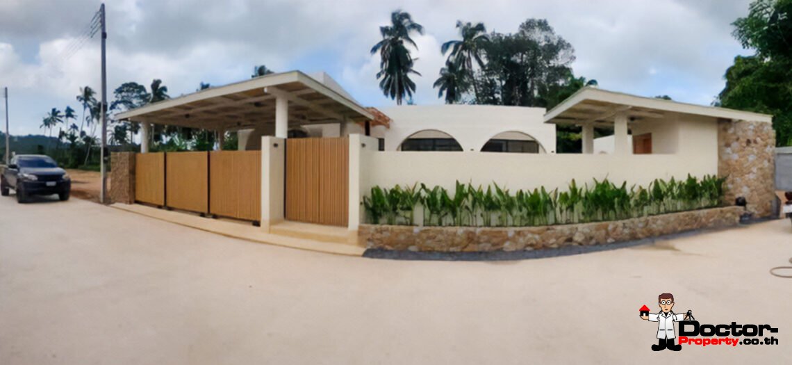 Tropical 3 Bedroom Pool Villa in Taling Ngam, Koh Samui – For Sale