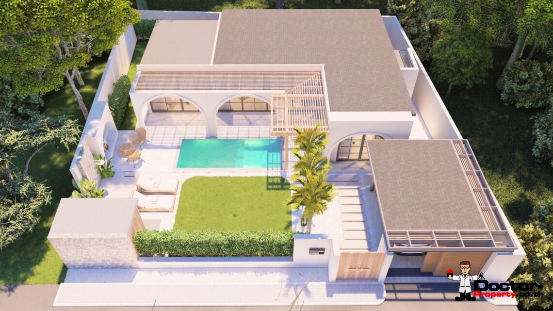 Tropical 3 Bedroom Pool Villa in Taling Ngam, Koh Samui – For Sale