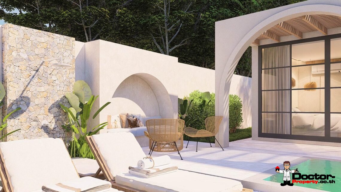 Tropical 3 Bedroom Pool Villa in Taling Ngam, Koh Samui – For Sale