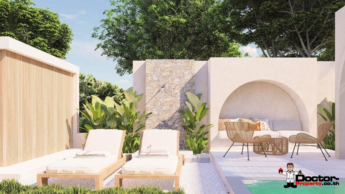 Tropical 3 Bedroom Pool Villa in Taling Ngam, Koh Samui – For Sale