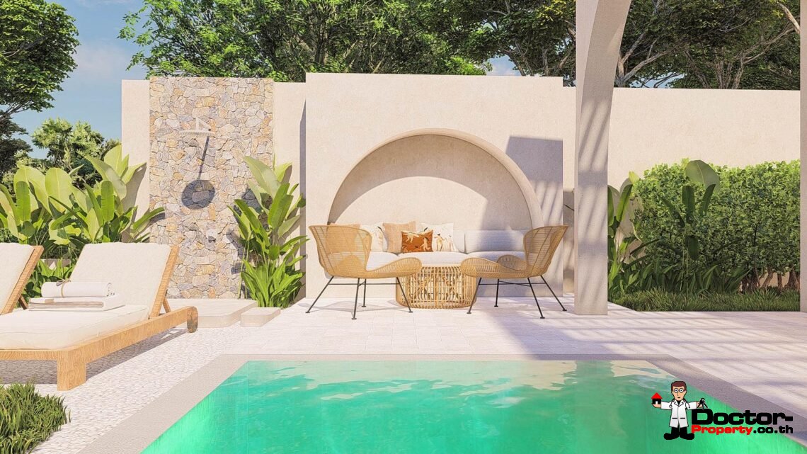 Tropical 3 Bedroom Pool Villa in Taling Ngam, Koh Samui – For Sale