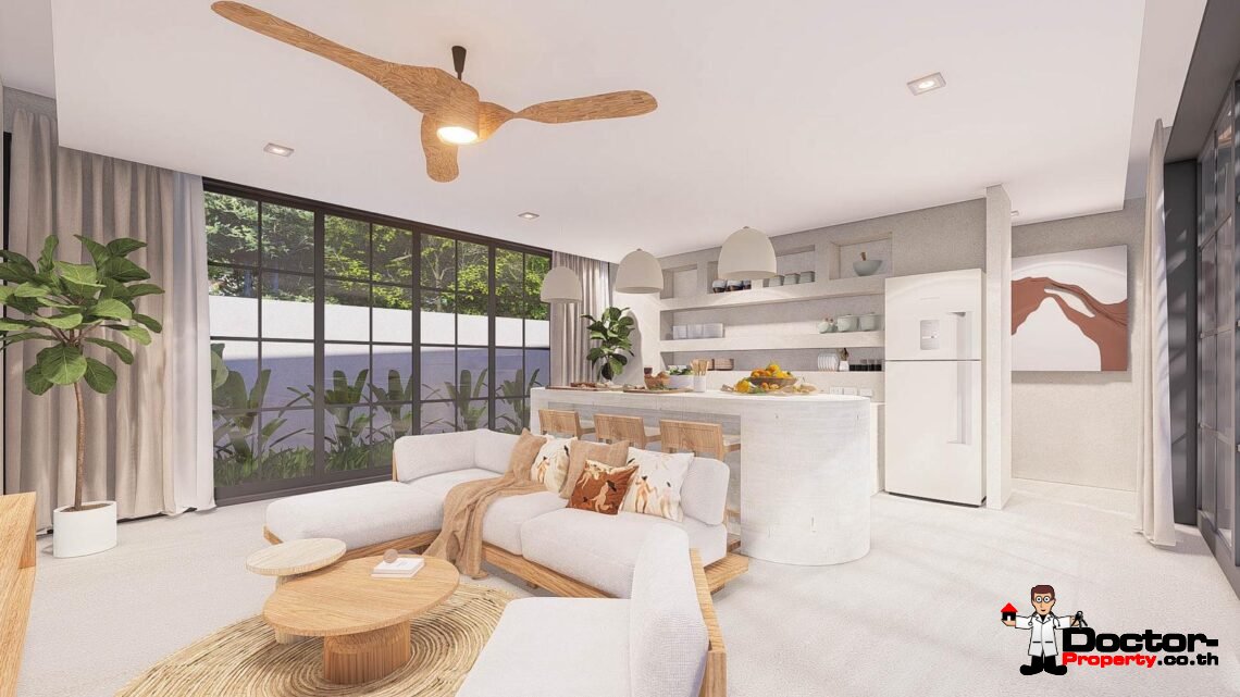Tropical 3 Bedroom Pool Villa in Taling Ngam, Koh Samui – For Sale