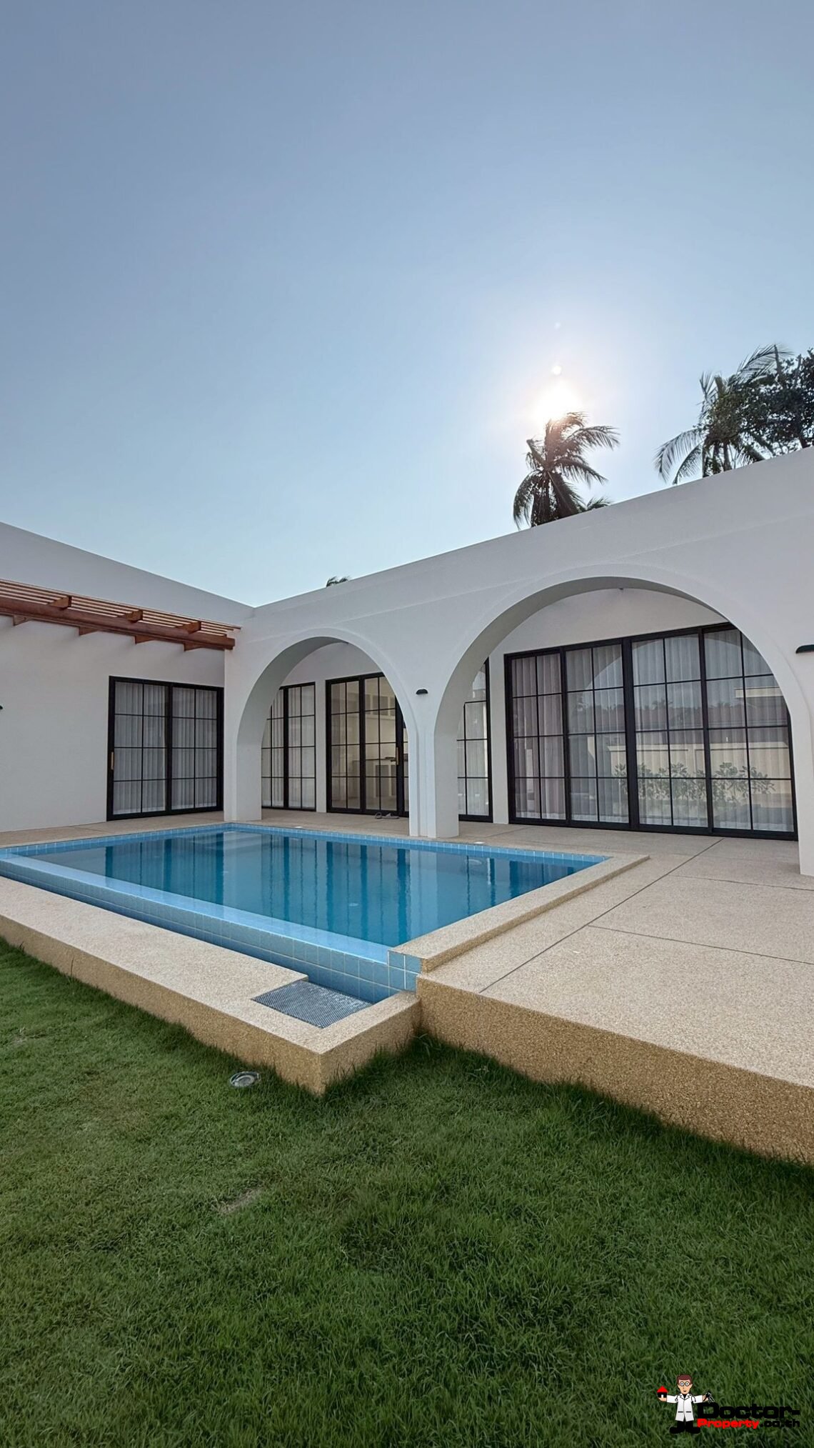 Tropical 3 Bedroom Pool Villa in Taling Ngam, Koh Samui – For Sale