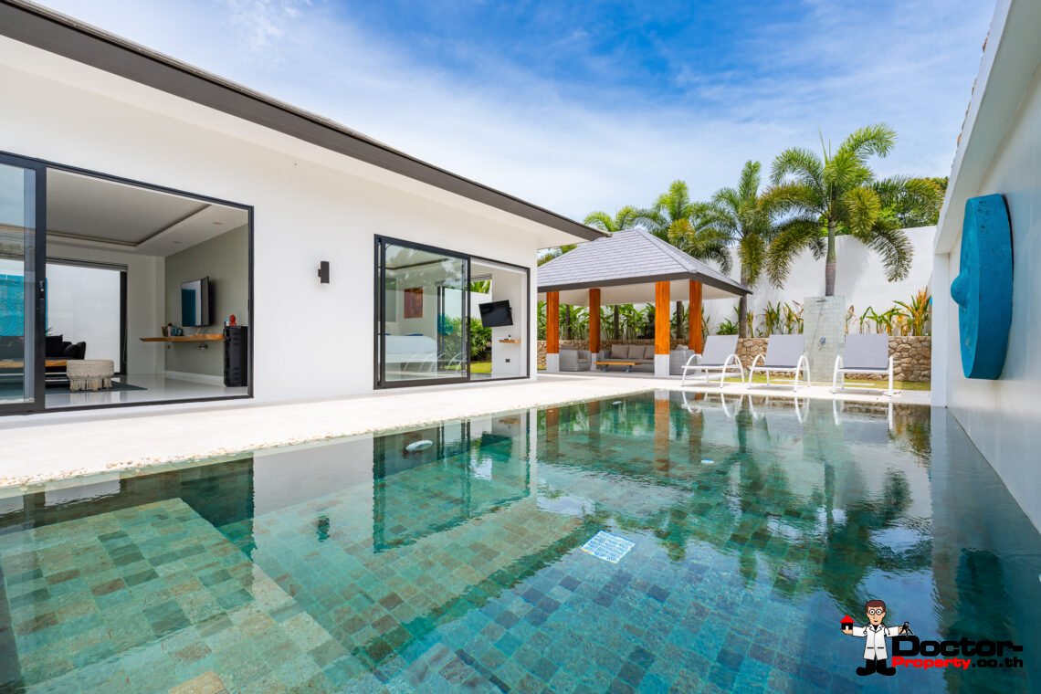 Modern 3 Bedroom Private Pool Villa in Mae Nam, Koh Samui – For Sale