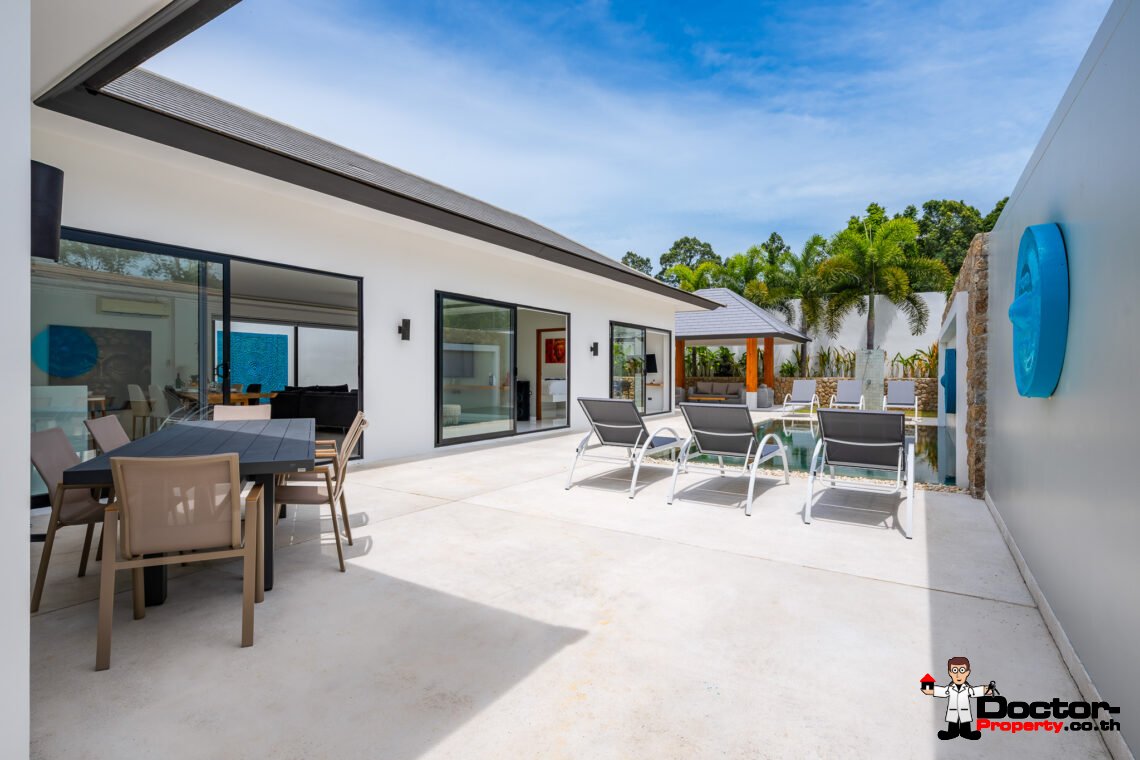 Modern 3 Bedroom Private Pool Villa in Mae Nam, Koh Samui – For Sale