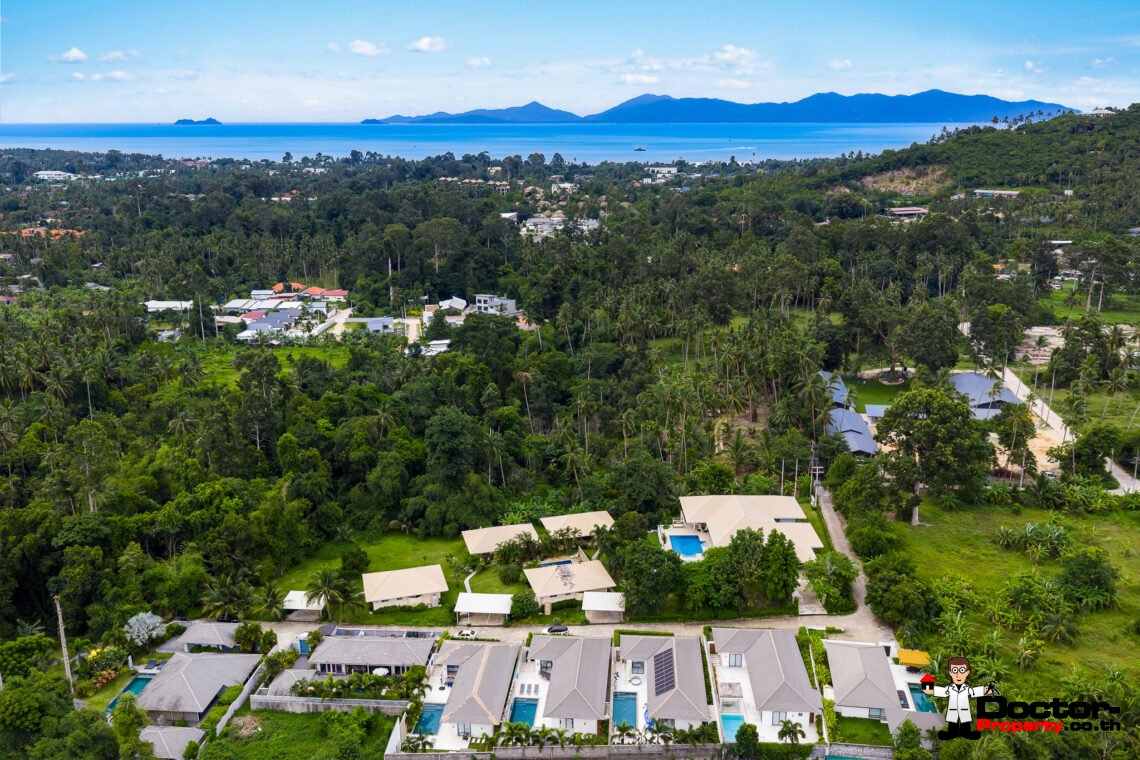Modern 3 Bedroom Private Pool Villa in Mae Nam, Koh Samui – For Sale