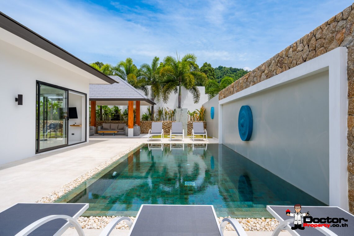 Modern 3 Bedroom Private Pool Villa in Mae Nam, Koh Samui – For Sale