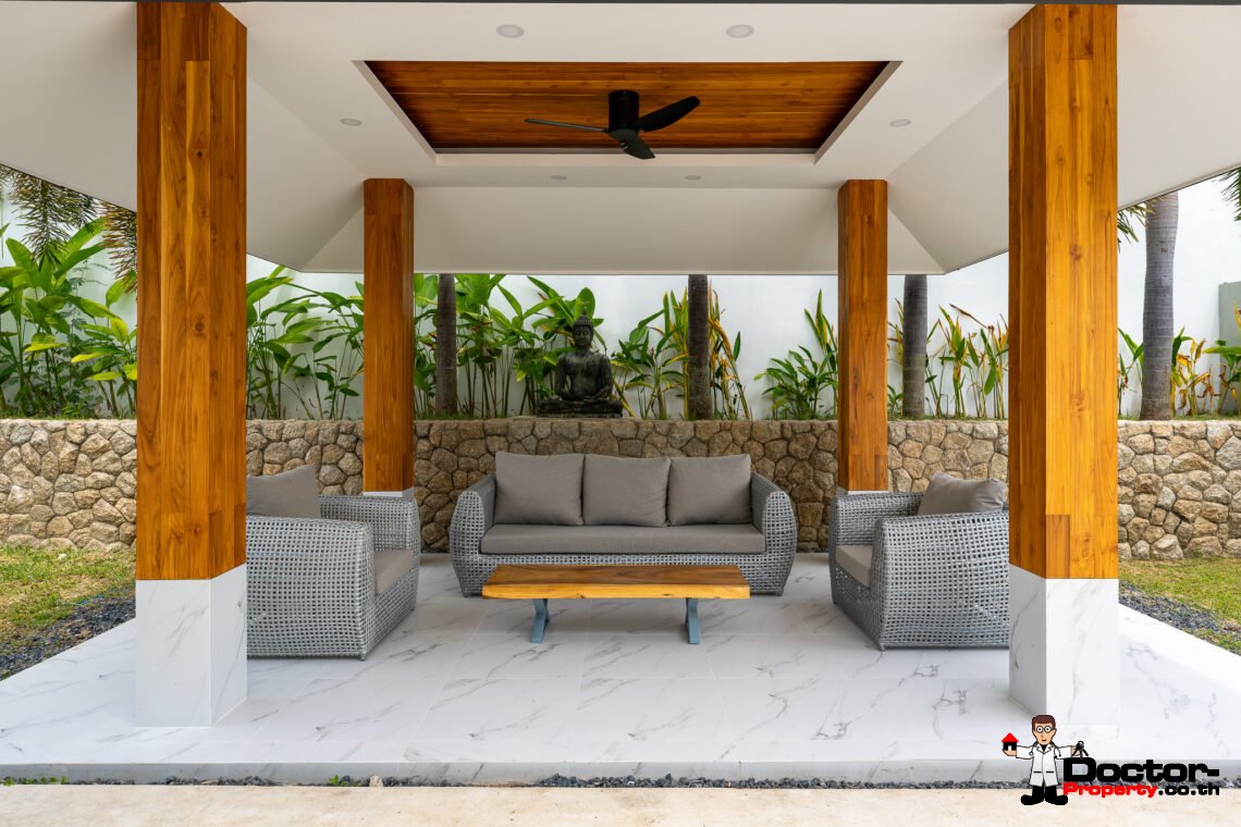 Modern 3 Bedroom Private Pool Villa in Mae Nam, Koh Samui – For Sale