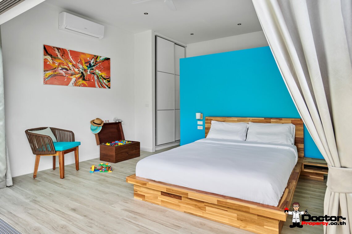Modern 4 Bedroom with Spacious Garden in Bang Kao, Koh Samui – For Sale