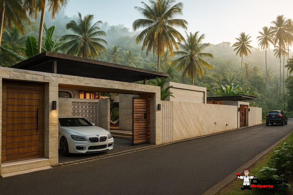Modern Boho 3 Bedroom Pool Villa in Bang Por, Koh Samui – For Sale