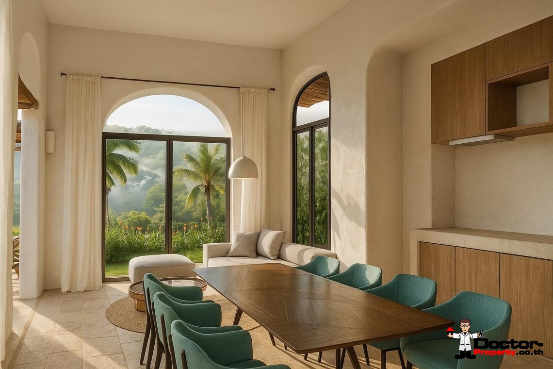 Modern Boho 3 Bedroom Pool Villa in Bang Por, Koh Samui – For Sale