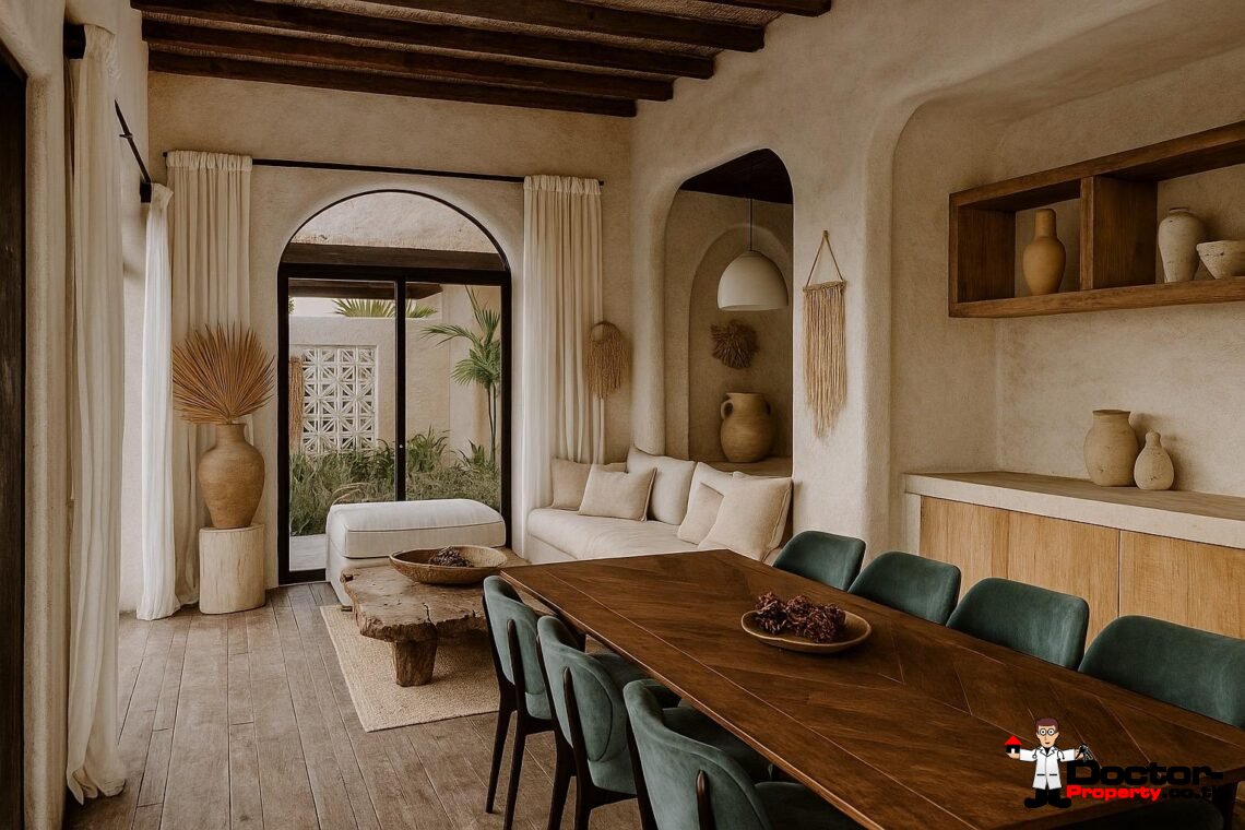 Modern Boho 3 Bedroom Pool Villa in Bang Por, Koh Samui – For Sale