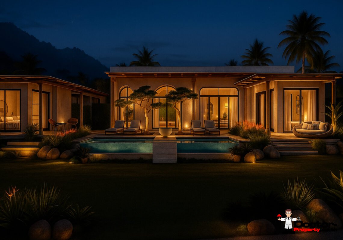 Modern Boho 3 Bedroom Pool Villa in Bang Por, Koh Samui – For Sale